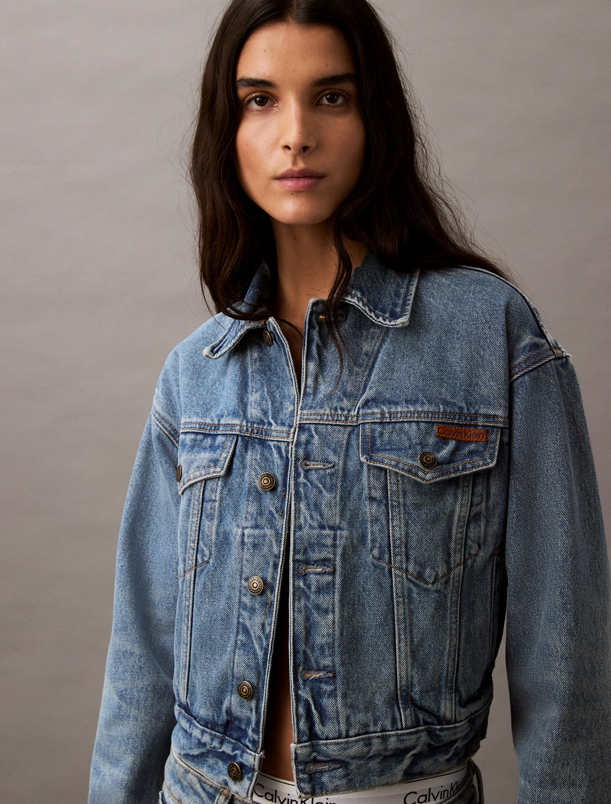 新品　 Jeans 90S DENIM JACKET M 90s Denim Trucker Jacket | blue | Calvin Klein Taiwan