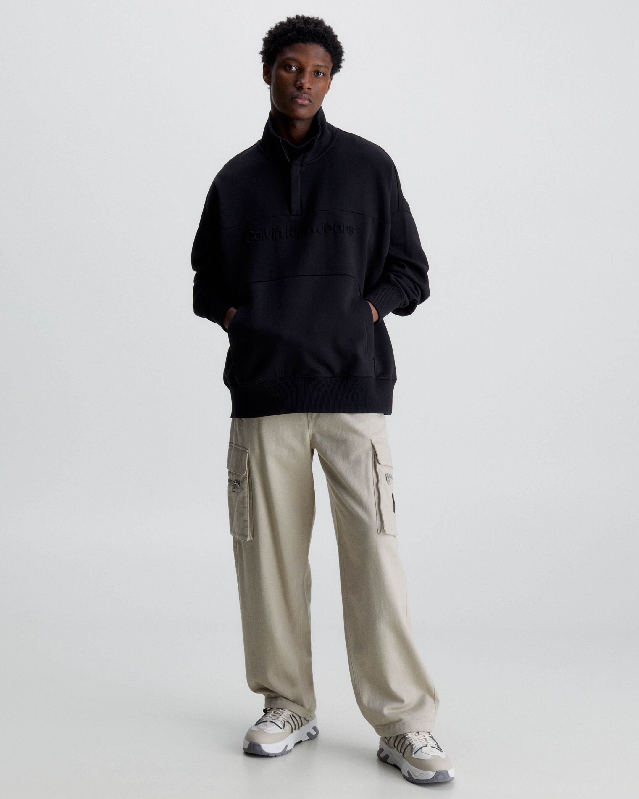 Calvin klein oversized sweatshirt cheap