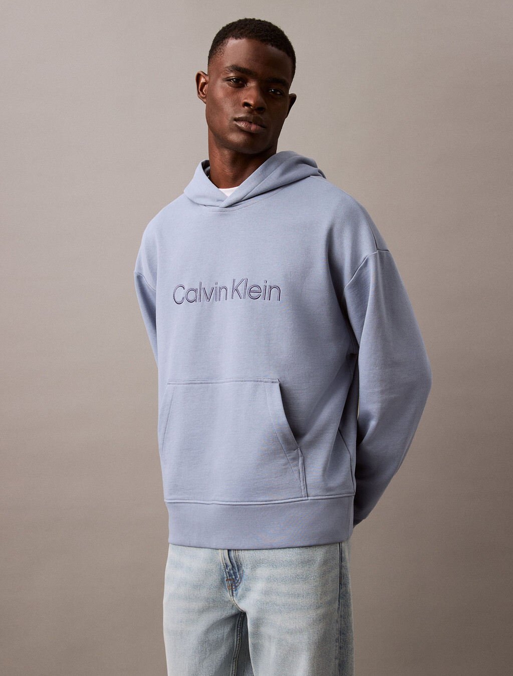 Hero Logo Terry Hoodie, Troposphere, hi-res