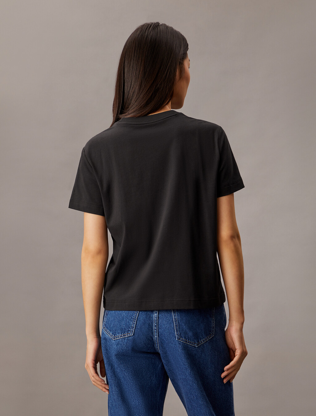 Monogram 圓領 T 恤 2 件組, Pack of 2 Black & White, hi-res