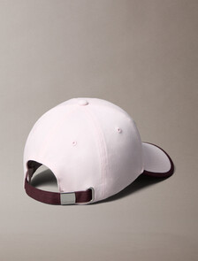 防 UV 斜紋毛圈紗標誌棒球帽, Cradle Pink, hi-res