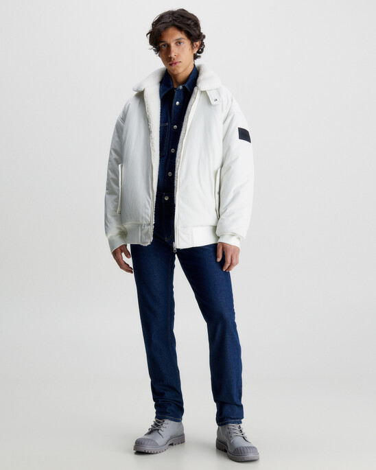 Reversible Sherpa Bomber Jacket