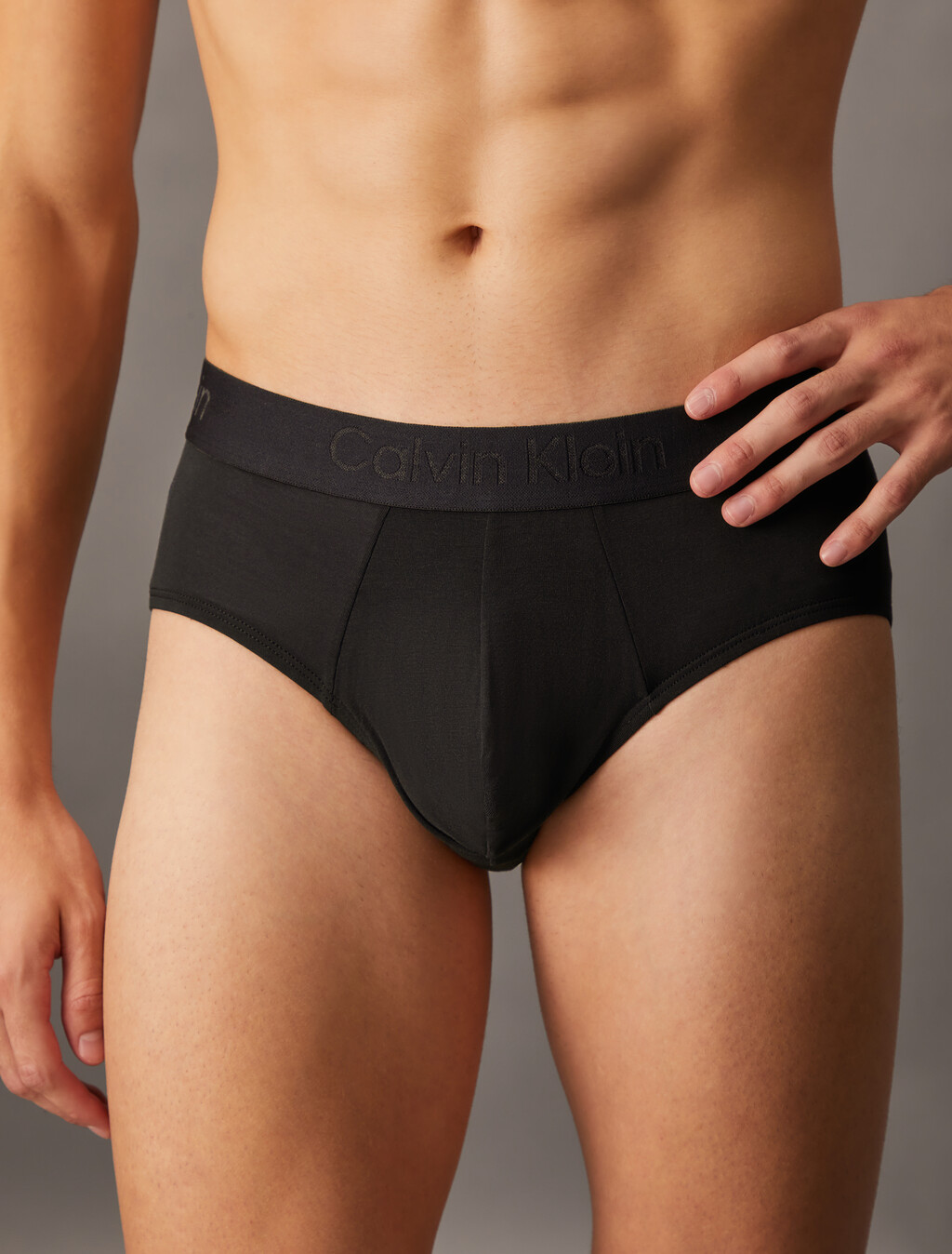 Silk Knit Hipster Briefs, Black, hi-res