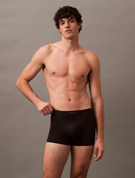 CK Black Bonded Micro Low Rise Trunks