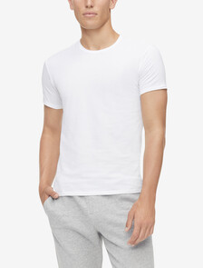 3 Pack Cotton Stretch Crewneck Tee, 3 WHITE (Legacy 100), hi-res