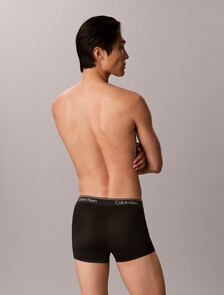 Microfiber Mesh Cooling Low Rise Trunk, Black, hi-res