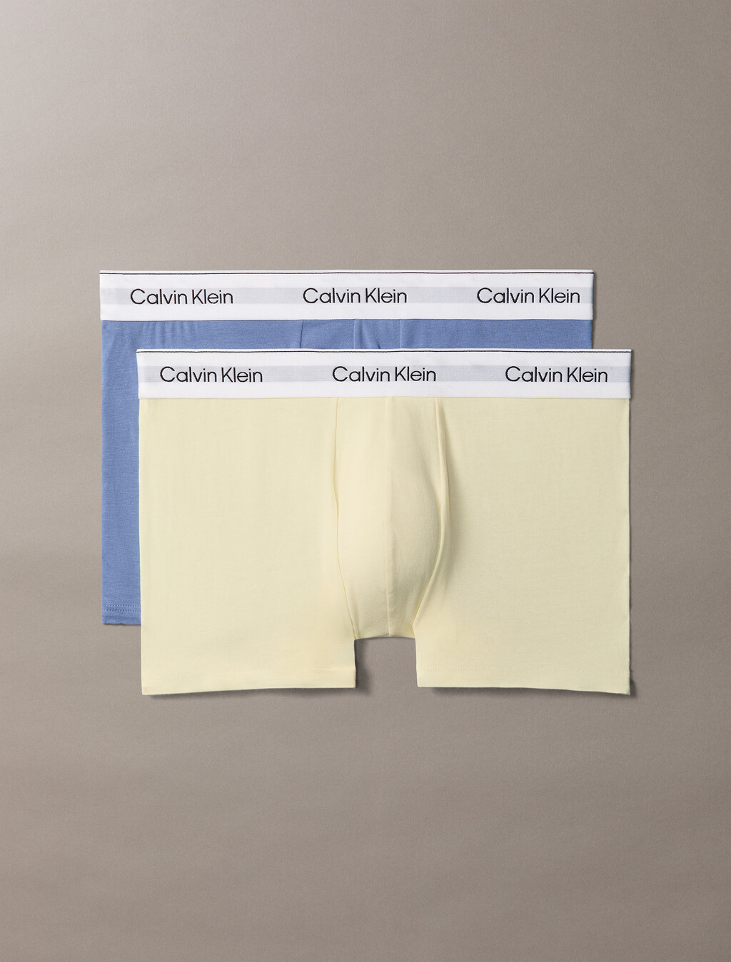 Icon Cotton Stretch Trunks 2 Pack, Blue Tulip/Pear Sorbet, hi-res