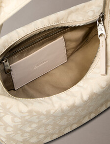 Monogram 半月型中號單肩包, NATURAL AOP, hi-res