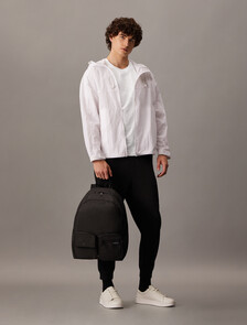 Monogram 修身 T 裇, Bright White, hi-res