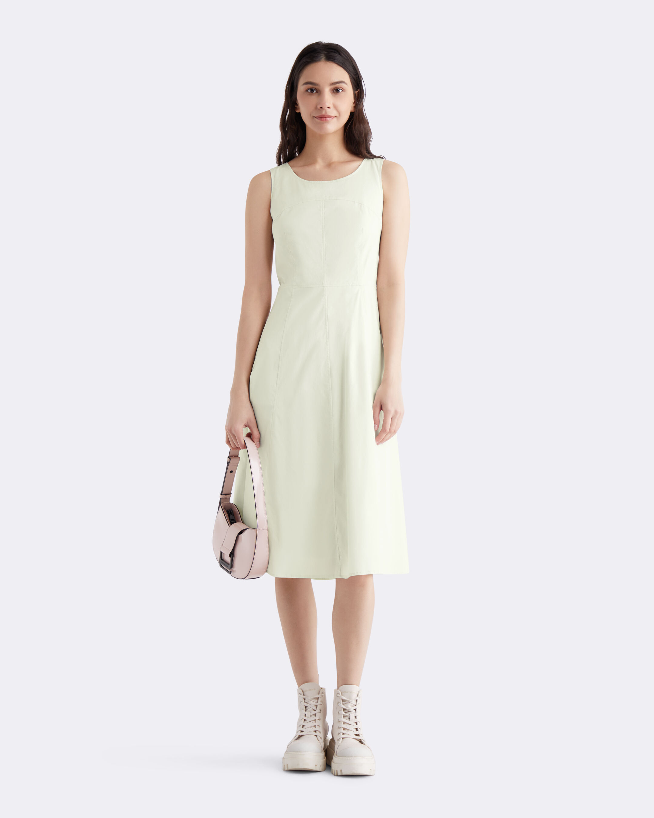 Back Buckle Maxi Dress green Calvin Klein Taiwan