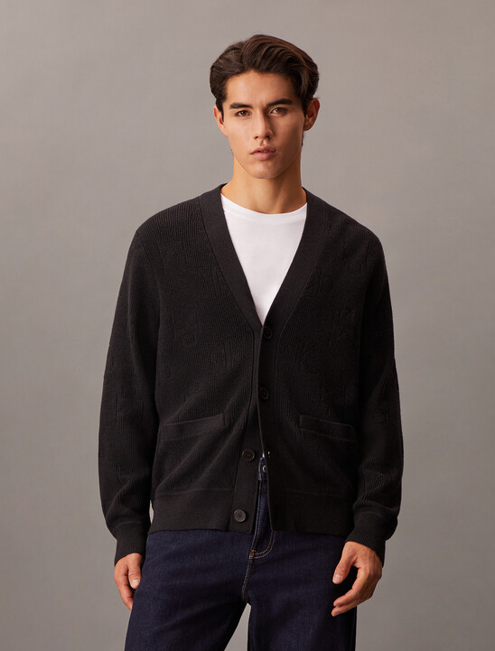 Monogram Relaxed Cardigan