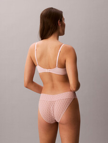 Icon 標誌蕾絲低腰比基尼三角褲, Subdued, hi-res