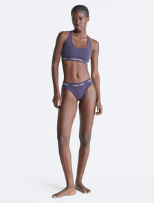 Icon Cotton Bralette, Nightshade, hi-res