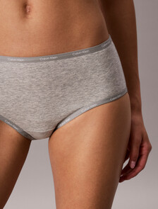 Icon Cotton Modal 低腰內褲, B10 Grey Heather, hi-res