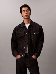 Lunar New Year Denim Trucker, LUNAR RINSE, hi-res