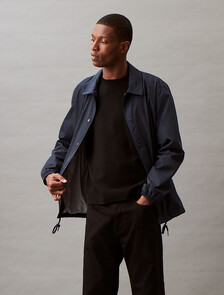Nylon Coaches Jacket, Dark Sapphire, hi-res