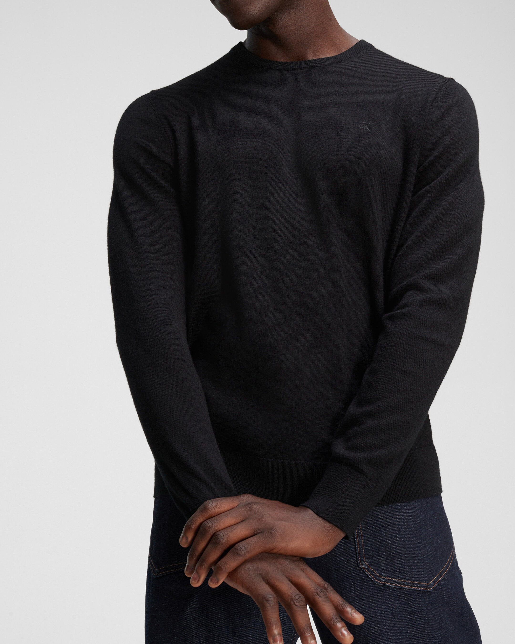 Calvin klein extra clearance fine merino sweater
