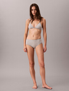 Icon Cotton Modal 薄襯三角胸罩, Grey Heather, hi-res