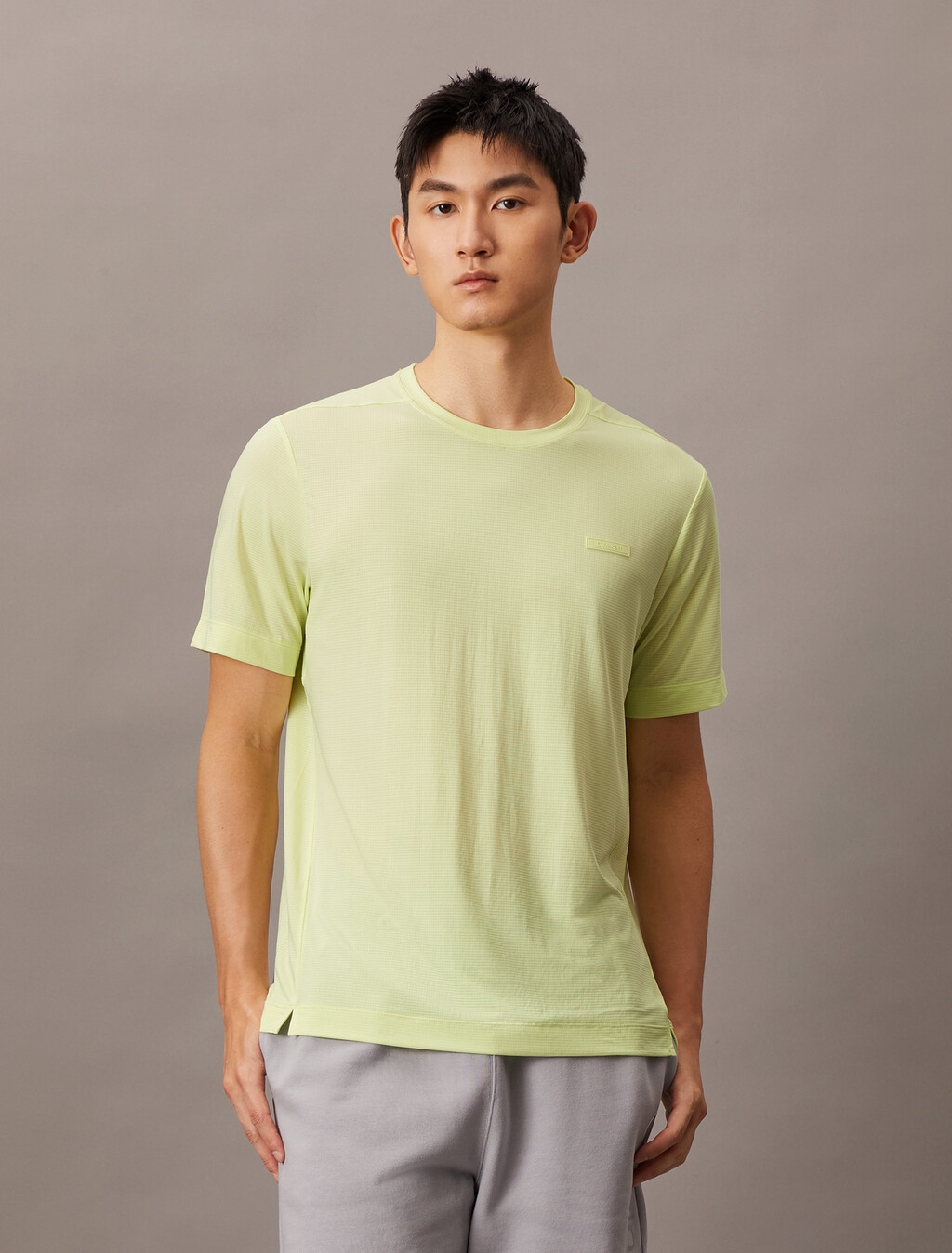 基本款輕量 T 恤, Lime Cream, hi-res