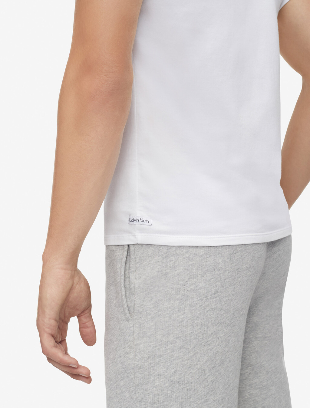 3 Pack Cotton Stretch Crewneck Tee, 3 WHITE (Legacy 100), hi-res