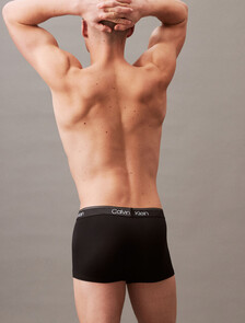 Micro Stretch Cooling Low Rise Trunks, Black, hi-res