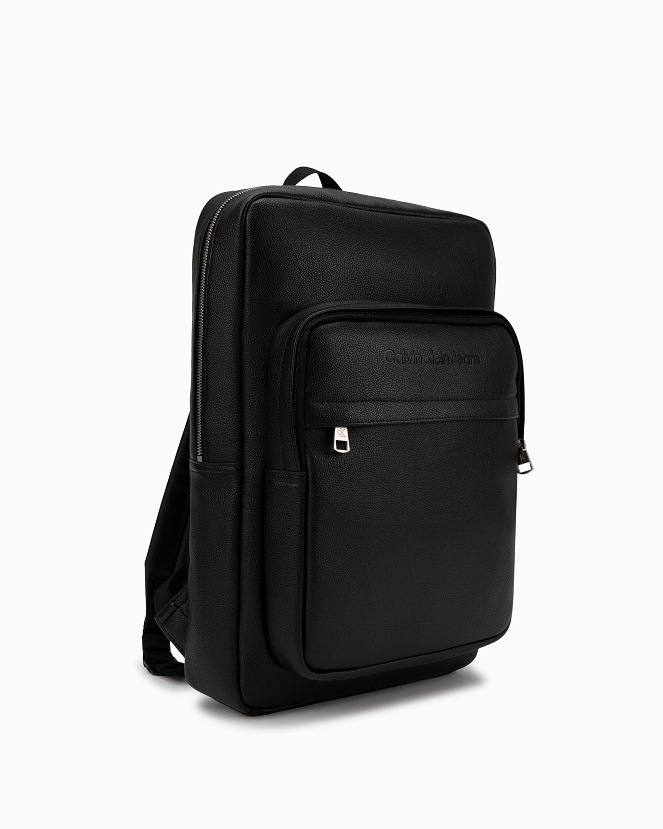 Micro Pebble Slim Square Backpack 43Cm black Calvin Klein Taiwan