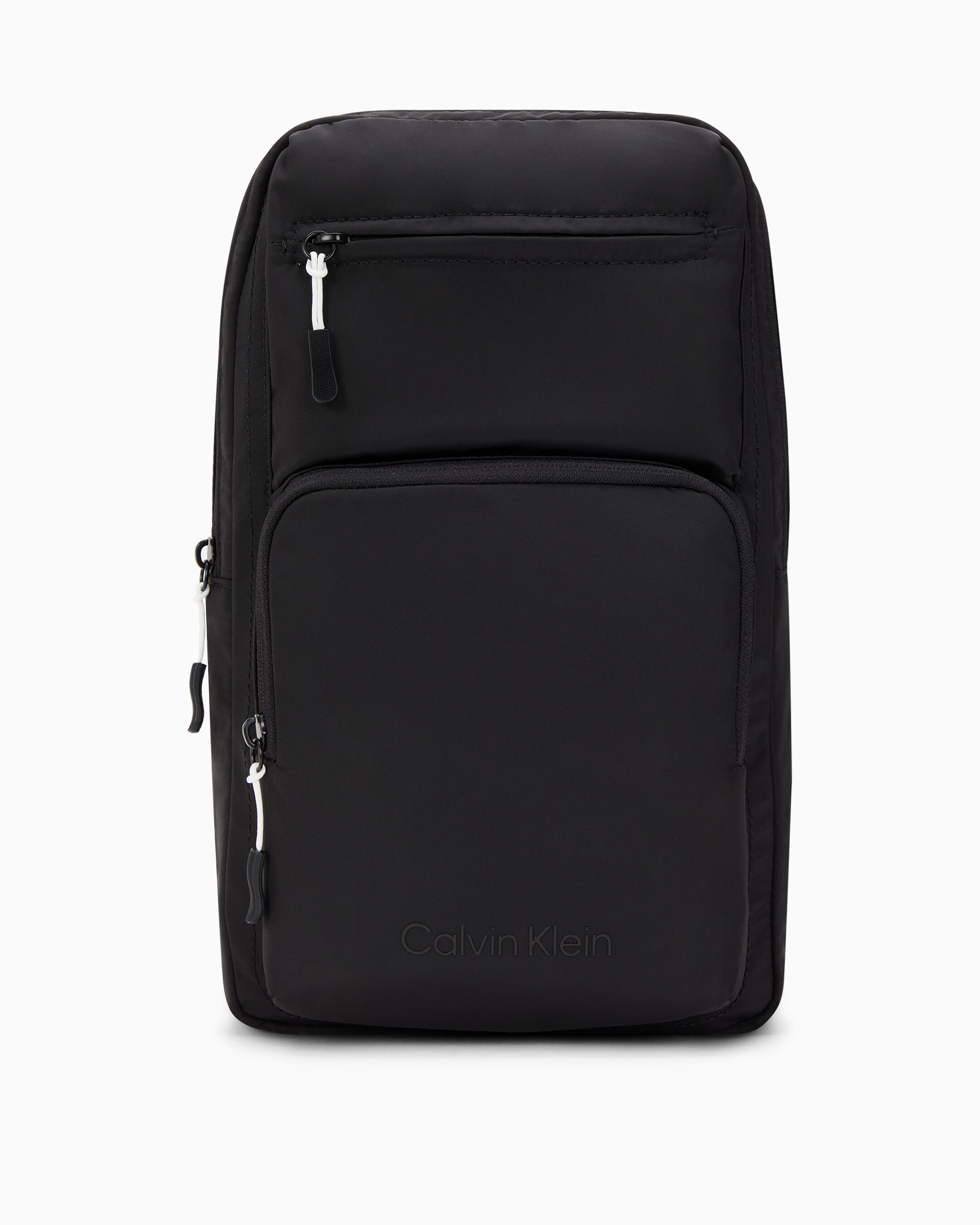 Calvin klein black cheap leather bag