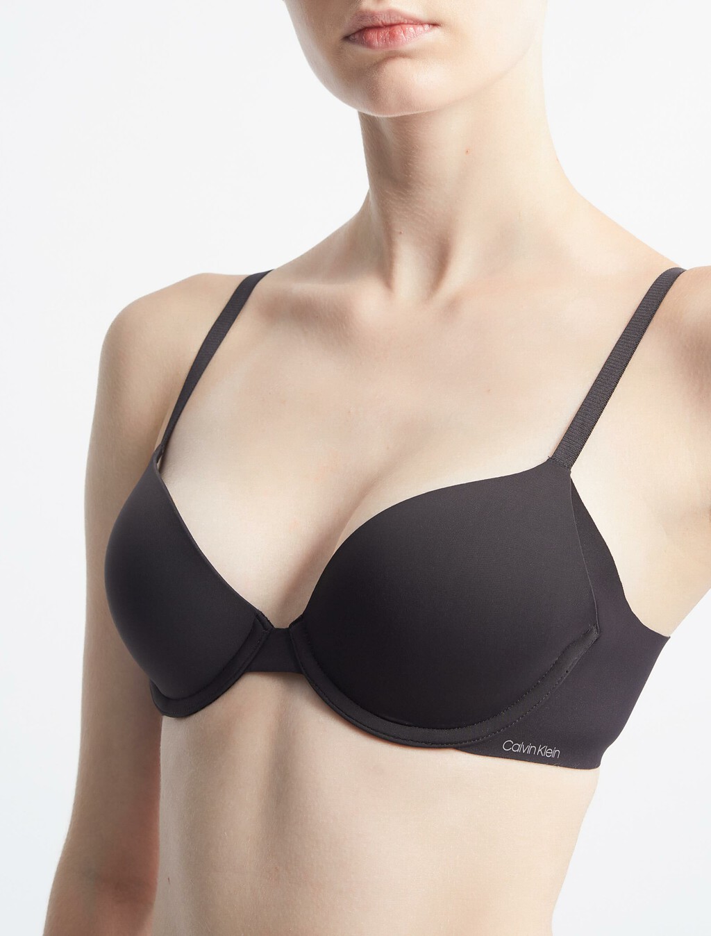 Invisibles Line Extension Lightly Lined Perfect Coverage Bra, Black, hi-res