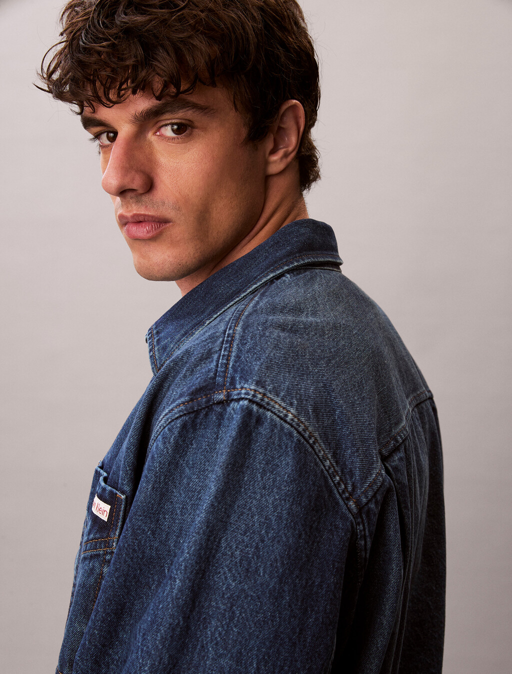 90s Denim Overshirt, HORIZON, hi-res