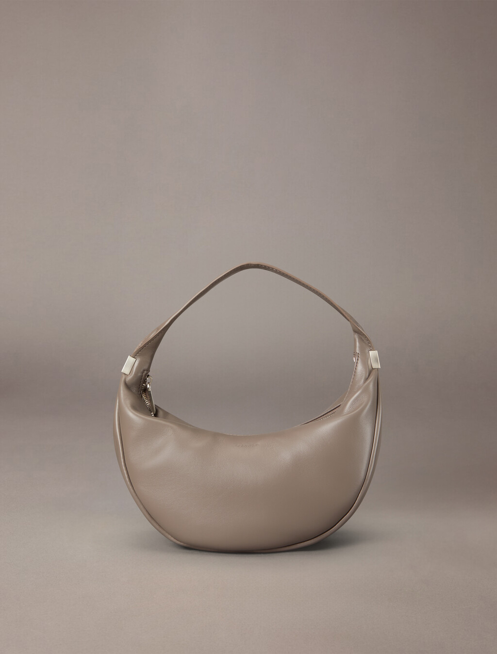 CK Pinched Soft Crescent Bag, Driftwood, hi-res