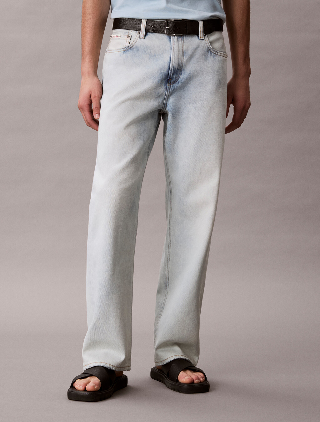 90's Straight Jeans, INDIGO SNOW, hi-res