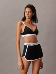 Icon Cotton Sleep Shorts, Black (Legacy 001), hi-res