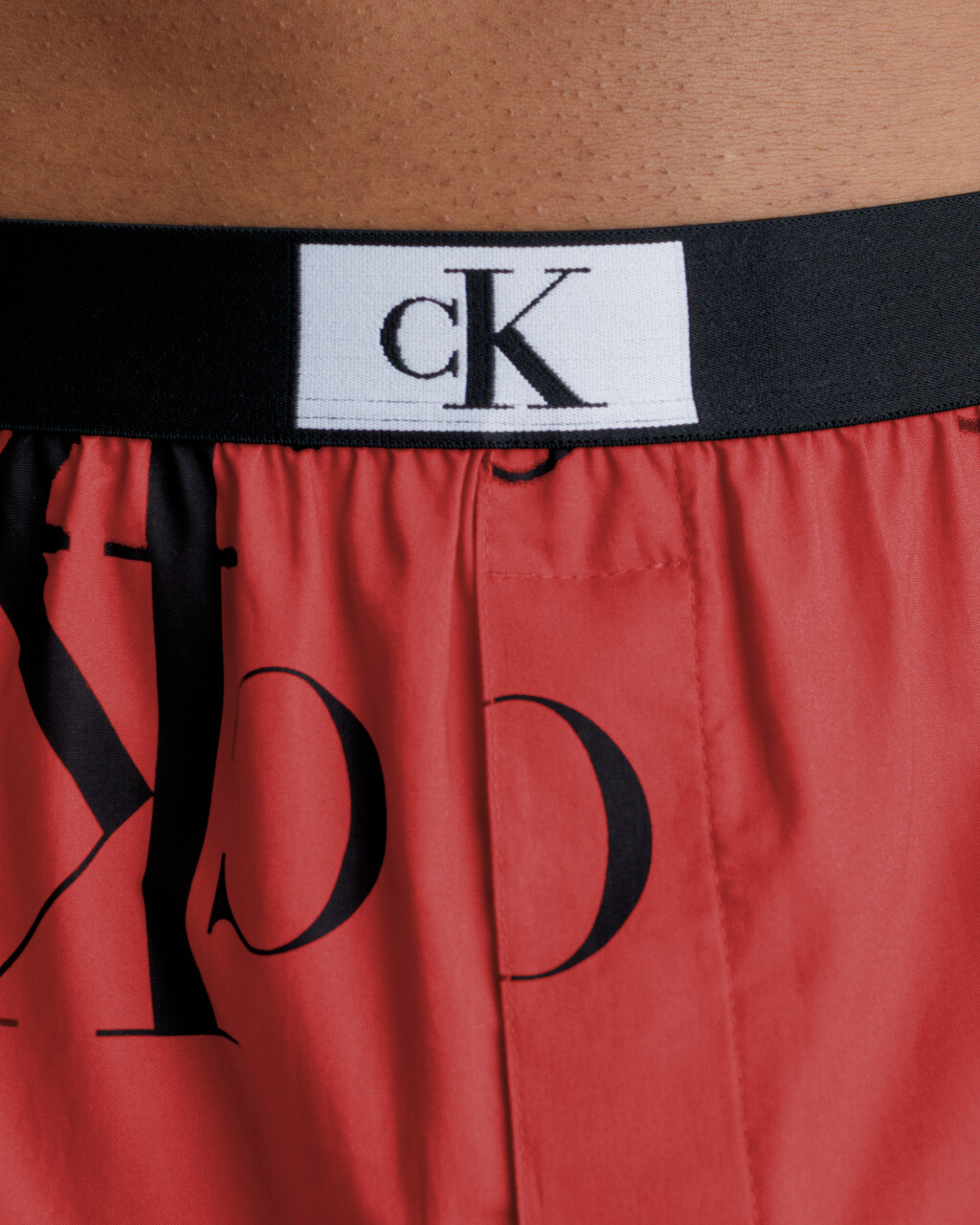 Calvin Klein 1996 梭織棉質平口內褲, MELTING CK PRINT+JAZZBERRY JAM, hi-res