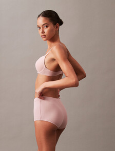 Ideal Modal Rib Boy Shorts, SUBDUED, hi-res