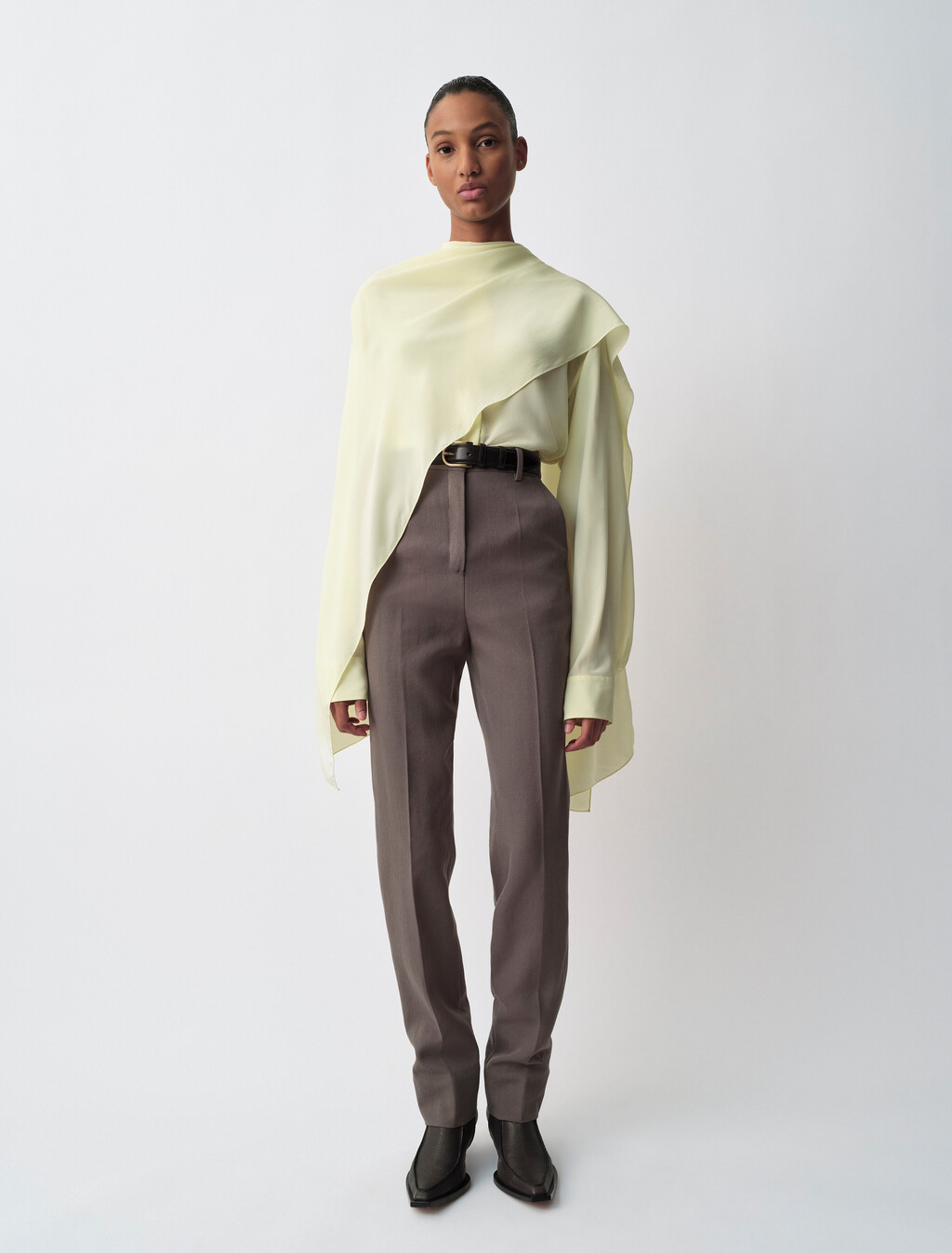 Lucia Slim Trousers, ANTHRACITE, hi-res