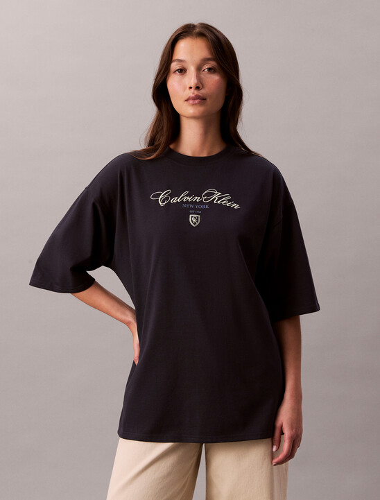 Script Logo Graphic Relaxed T-Shirt