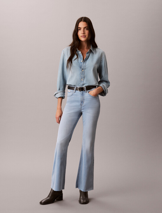 37.5 Asian Fit High Rise Flared Jeans