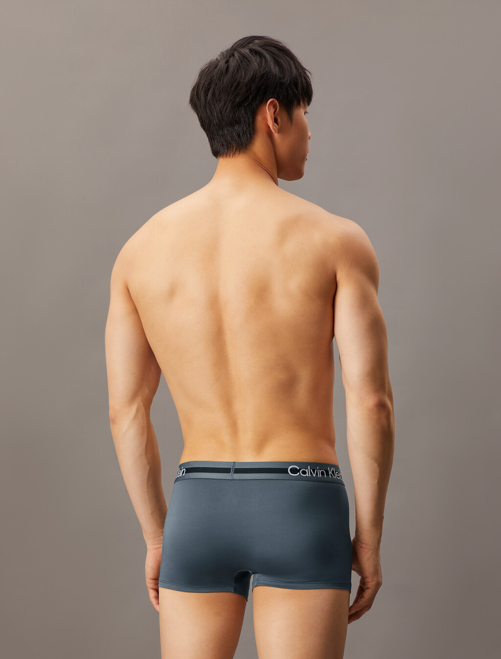 精緻超細纖維平口內褲 3 件組, BLACK/Turbulence/WOLF GREY, hi-res