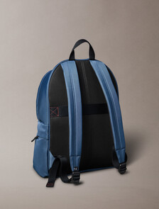 Nylon Monogram Logo Backpack, Moonlit Ocean, hi-res