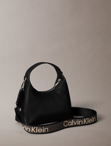 Bold Strap 小型包, Black/Shiny Nickel, hi-res