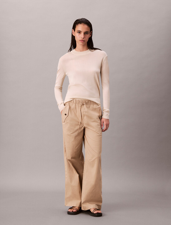 Cotton Twill Cargo Pants