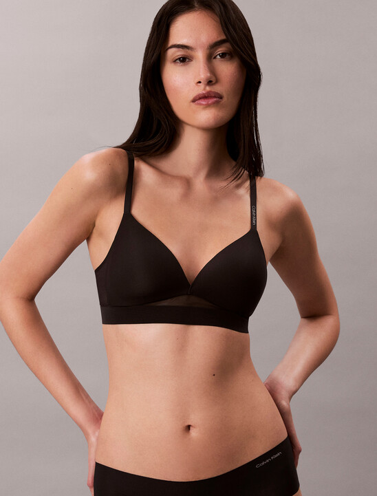 Invisibles 超細纖維網眼薄襯三角胸罩