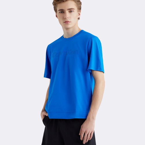 Textured Gym T-Shirt LAPIS BLUE