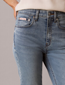 37.5 低腰修身直筒牛仔褲, DENIM VACATION BLUE, hi-res