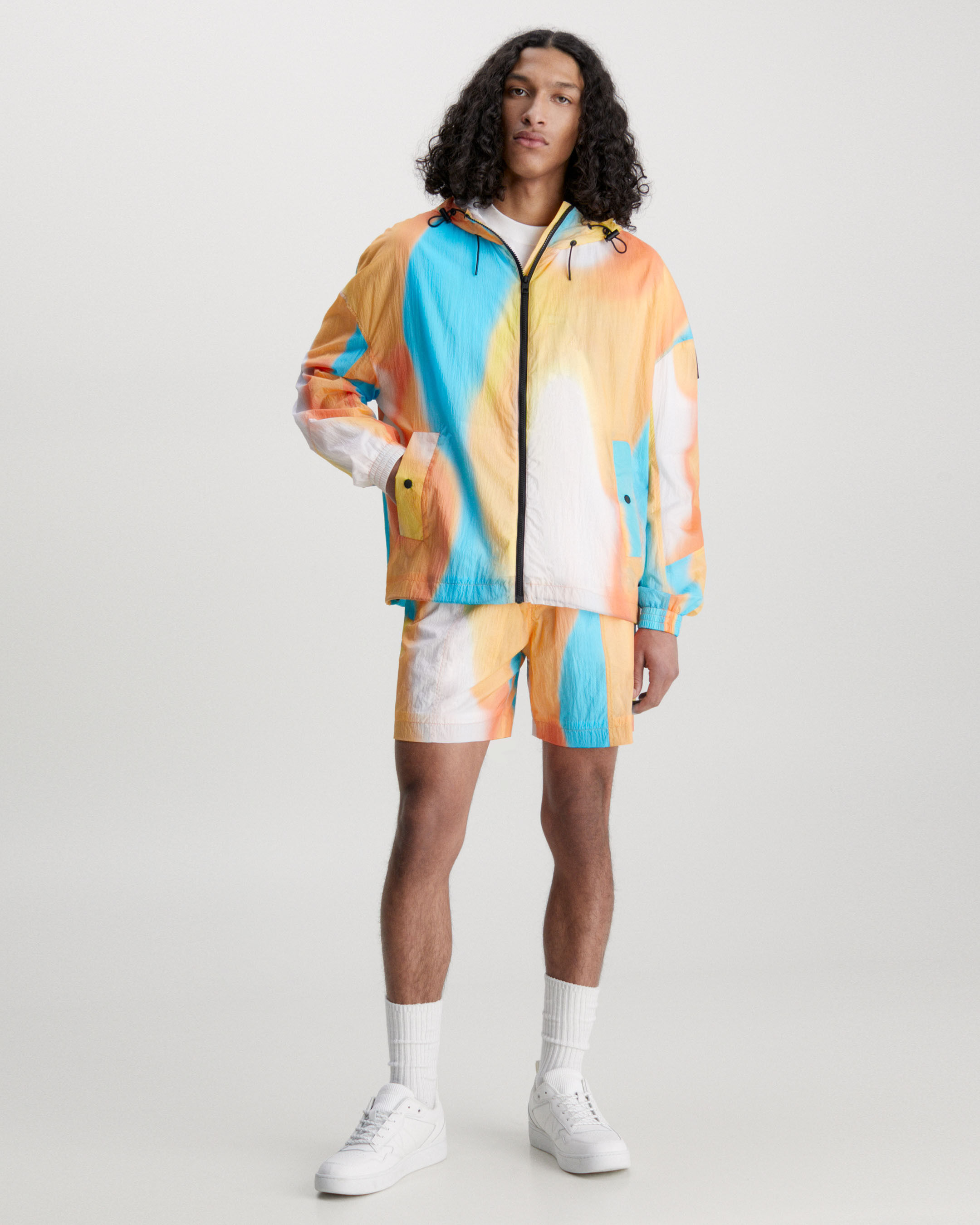 Recycled Nylon Multicolour Windbreaker multi Calvin Klein Taiwan