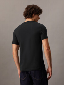 Monogram 修身 T 裇, Ck Black, hi-res