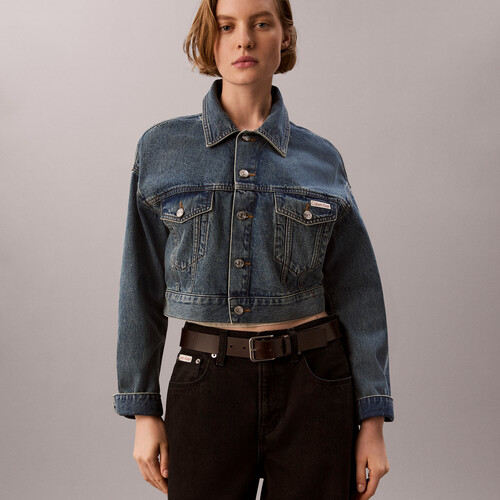Cropped Denim Jacket FULTON BLUE