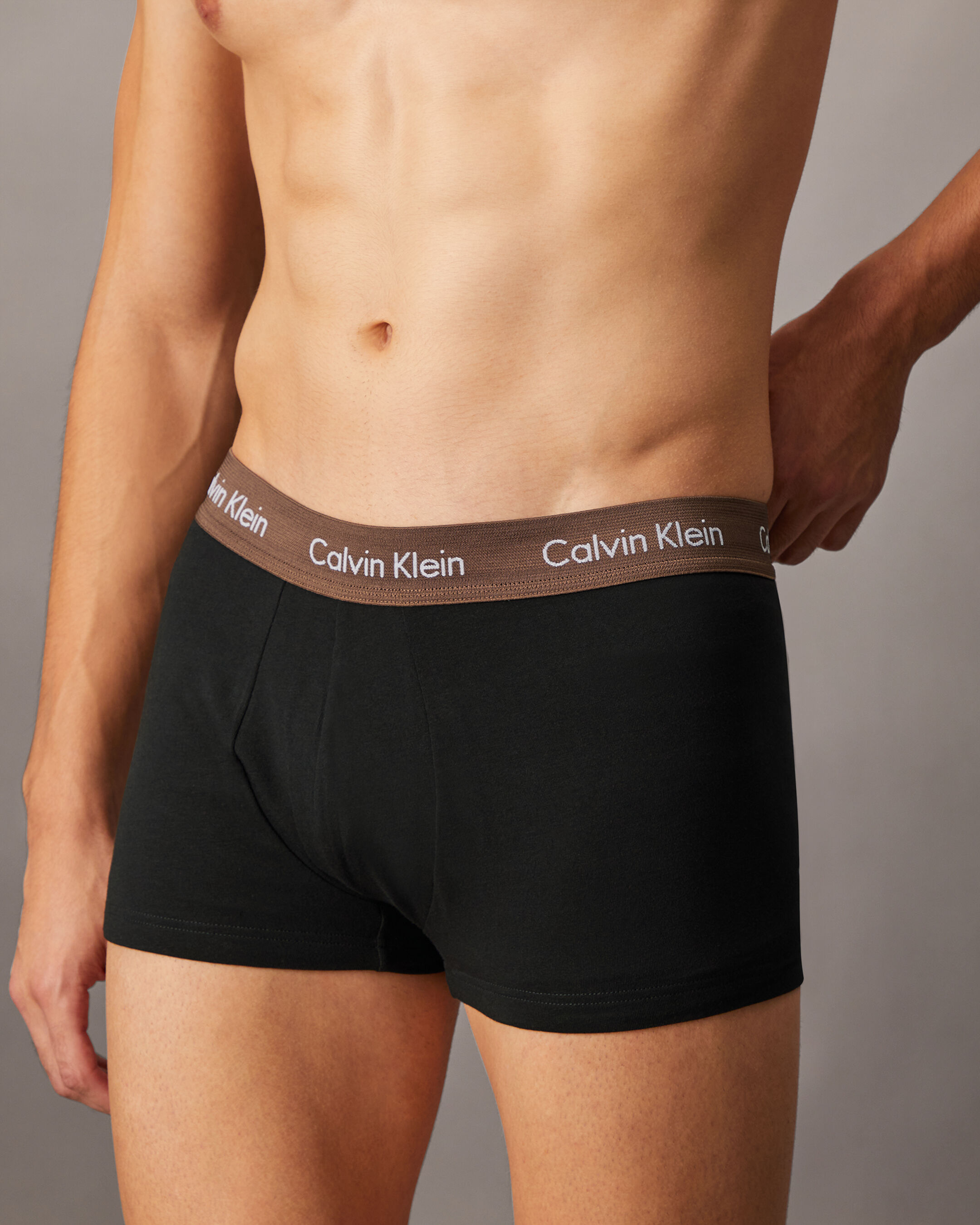 Calvin klein cotton stretch 3 pack low rise trunk discount