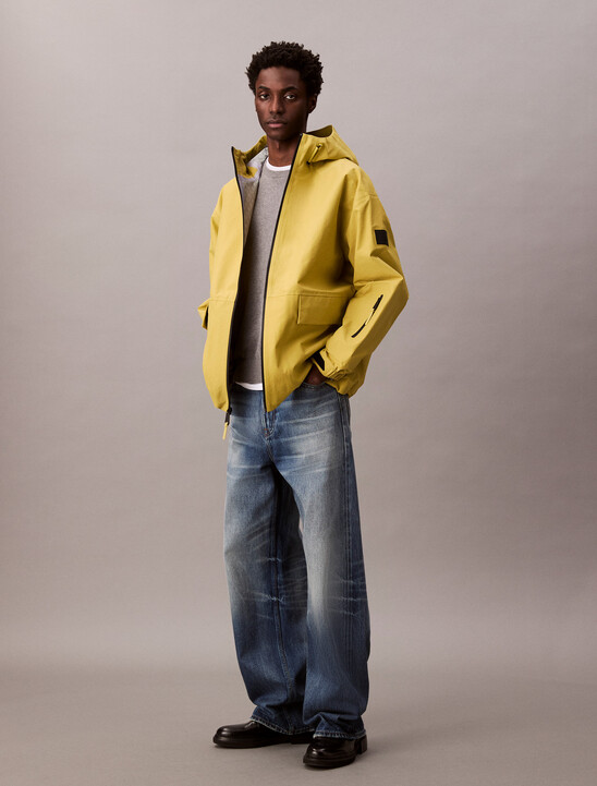 Nylon Oxford Relaxed Sport Jacket