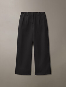 Cotton Chino Relaxed Trousers, Black Beauty, hi-res